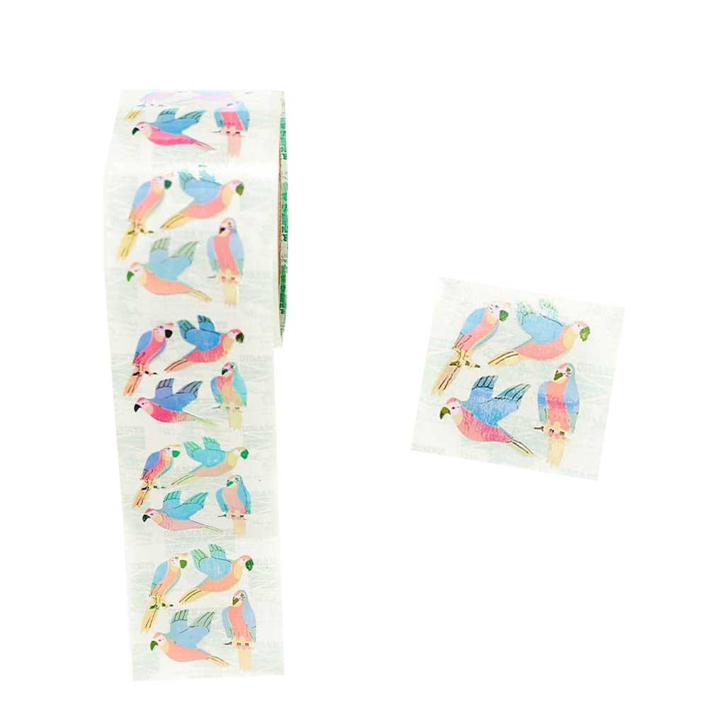 Stickers Tornasolados Loros
