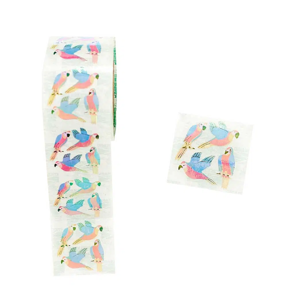 Stickers Tornasolados Loros