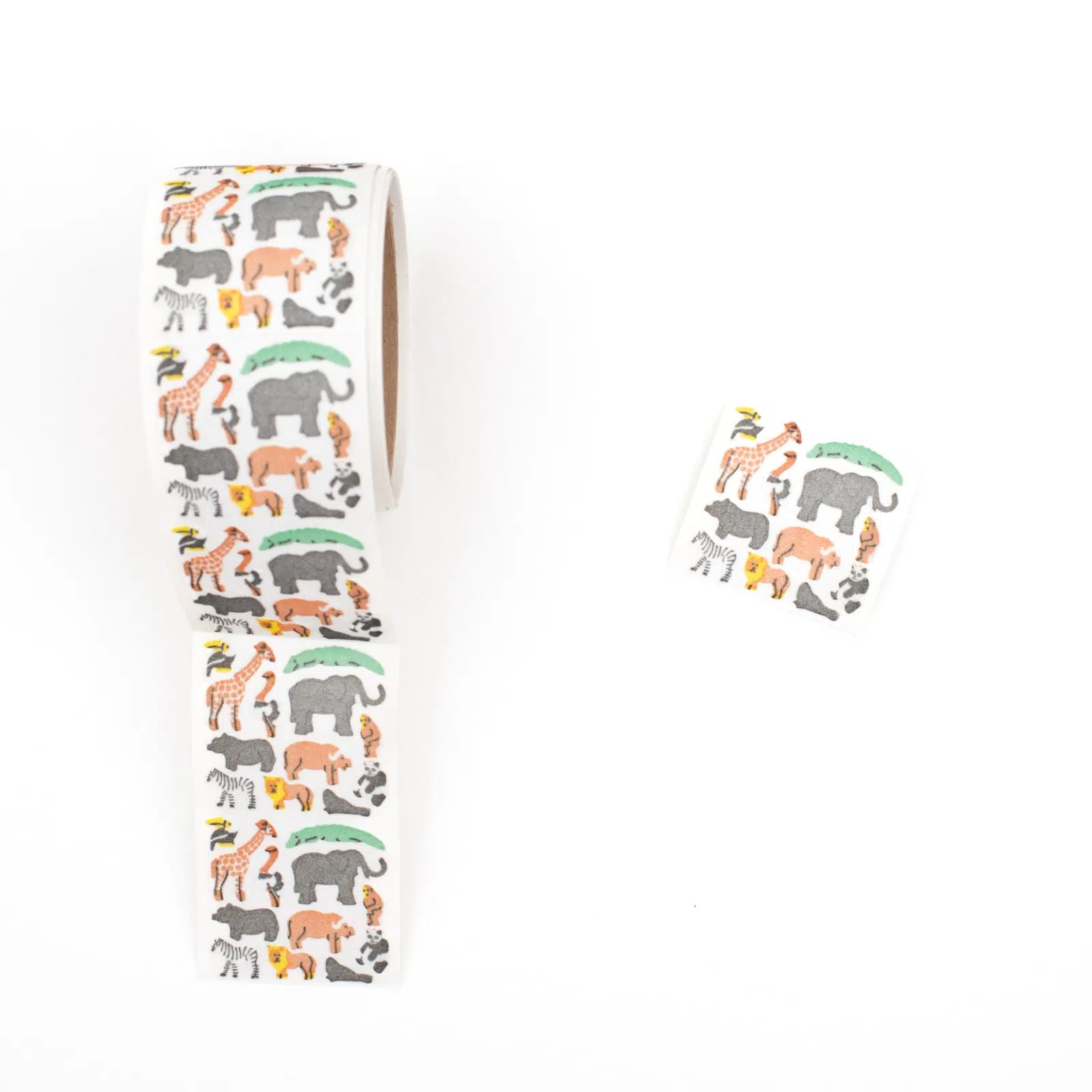Sticker animales de la selva peluche