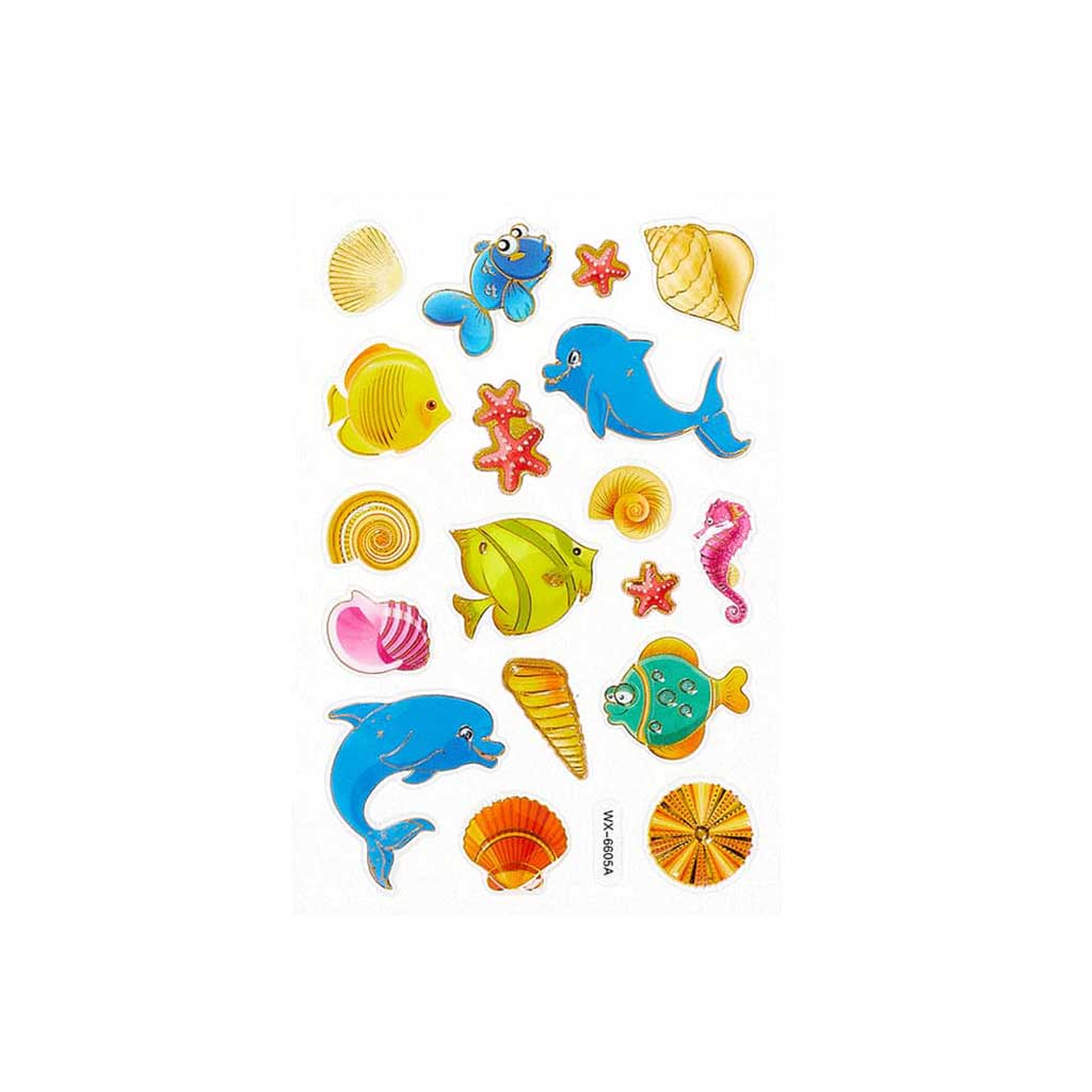 Stickers Peces Gold