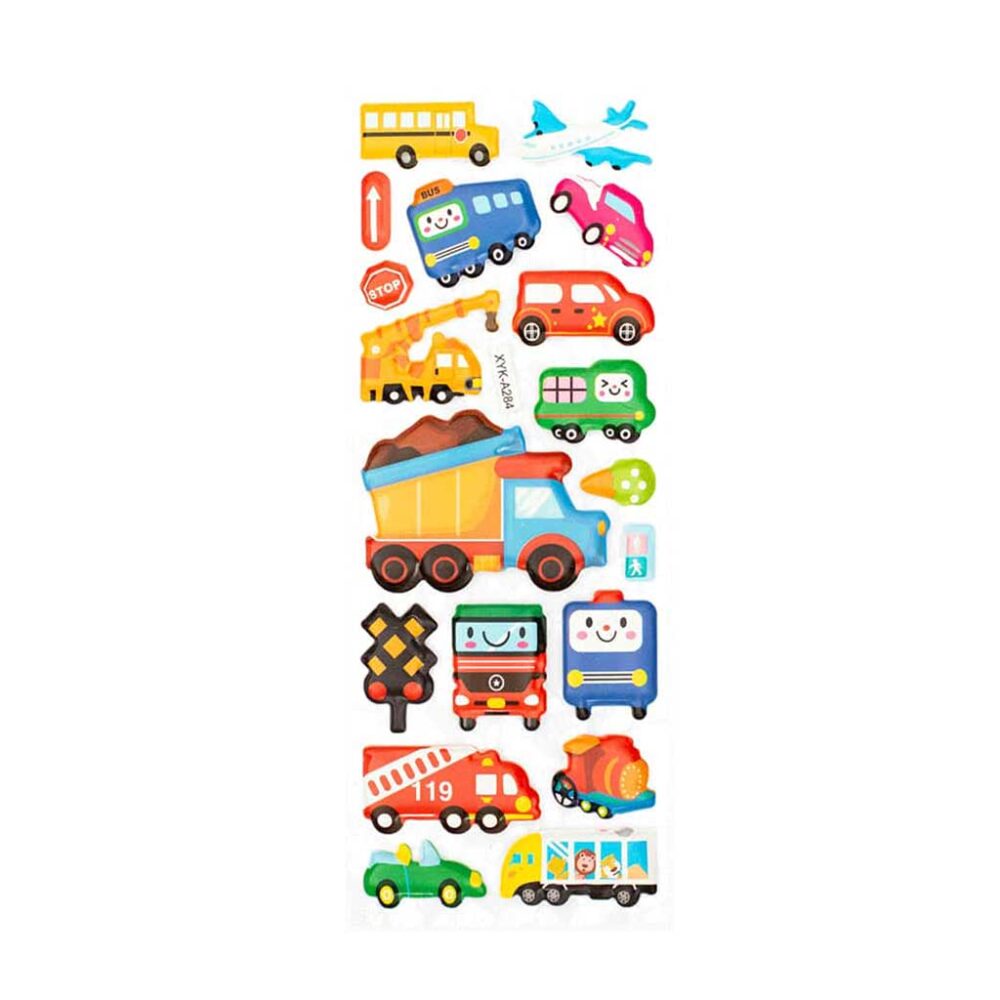 Stickers inflados Transporte