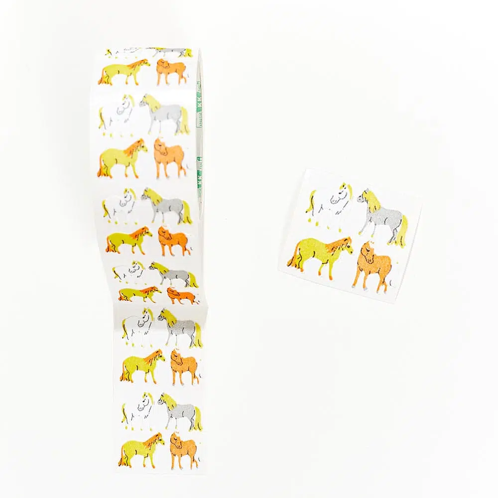 Stickers Caballos peluche