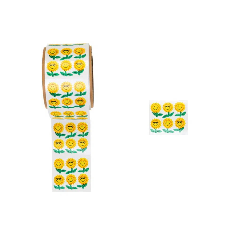 Nuevo! Sticker Girasoles tela
